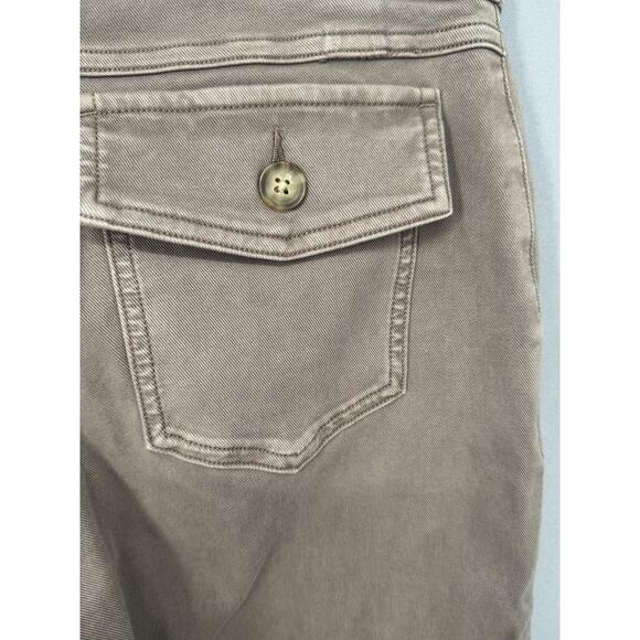 Spanx Pants Womens Small Brown Wide Leg Cropped High Rise Pull On Trousers - Picture 4 of 16